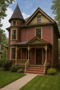Victorian historic home Fort Collins exterior